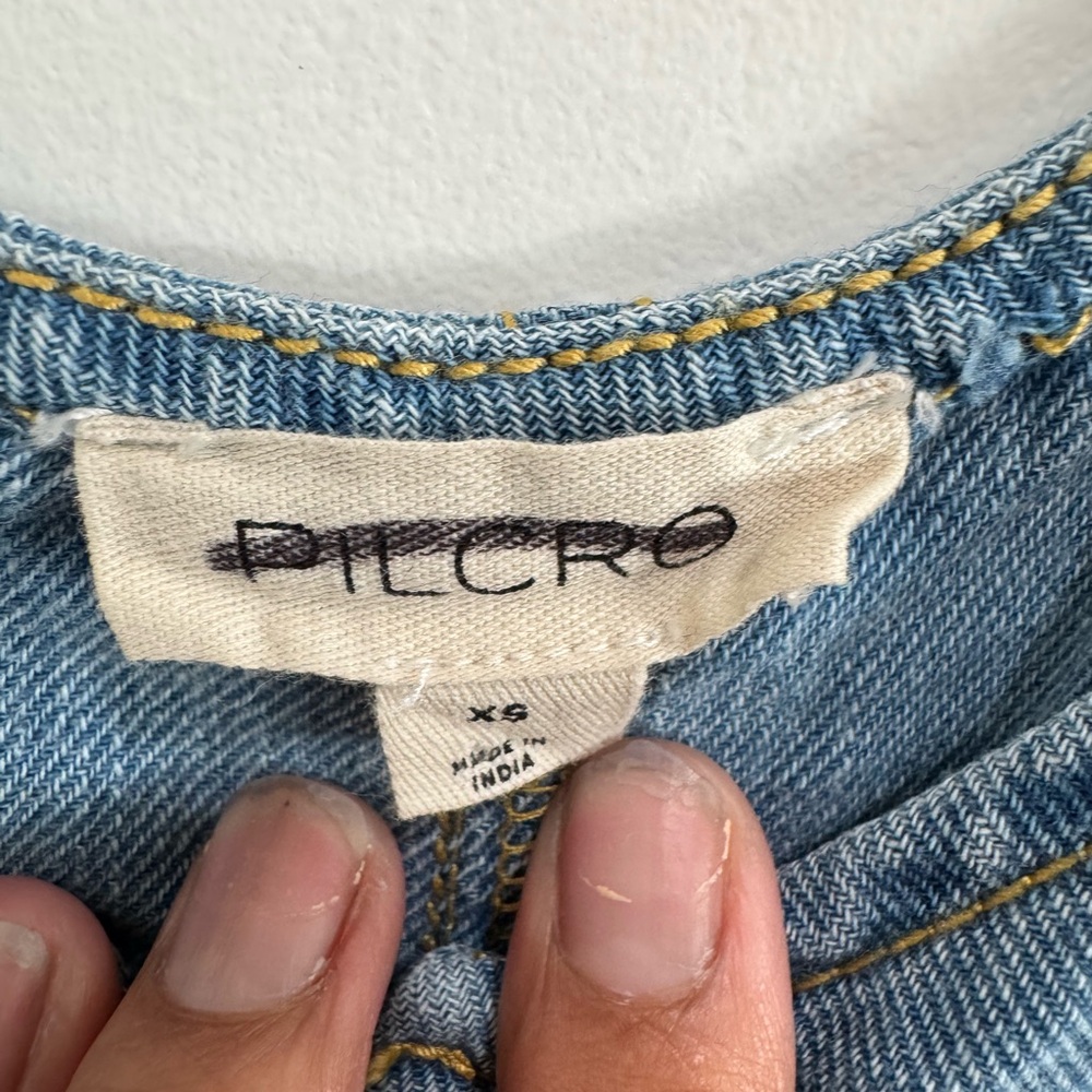 Pilcro Light Blue soft Denim Jumpsuit - Picture 3 of 3